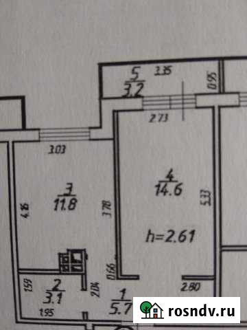 1-комнатная квартира, 38 м², 5/5 эт. на продажу в Маркове Маркова - изображение 1