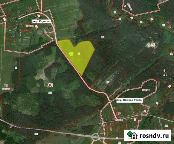 Участок СНТ, ДНП 1810 сот. на продажу в Красной Горбатке Красная Горбатка - изображение 1