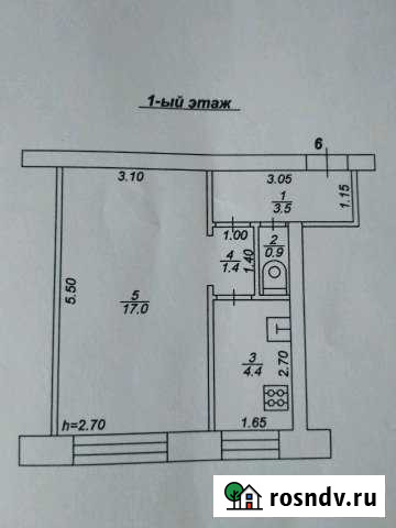 1-комнатная квартира, 29 м², 1/2 эт. на продажу в Ржеве Ржев - изображение 1