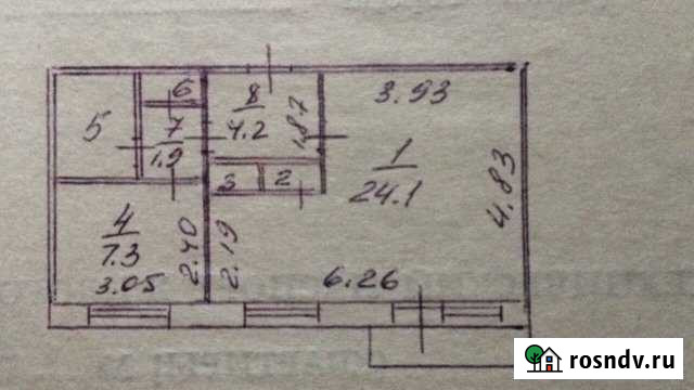 1-комнатная квартира, 43 м², 2/5 эт. на продажу в Чернушке Чернушка - изображение 1
