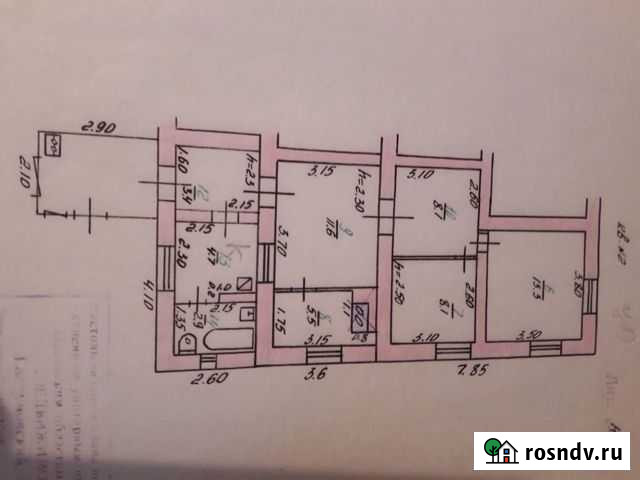 3-комнатная квартира, 62 м², 1/1 эт. на продажу в Глазуновке Глазуновка - изображение 1