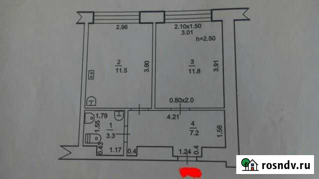 1-комнатная квартира, 34 м², 3/5 эт. на продажу в Белебее Белебей - изображение 1