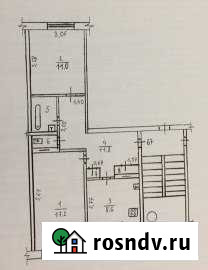 2-комнатная квартира, 54 м², 1/5 эт. на продажу в Давыдово Давыдово - изображение 1
