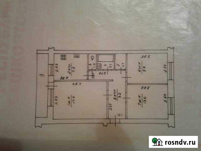 3-комнатная квартира, 63 м², 3/5 эт. на продажу в Кандрах Кандры - изображение 1