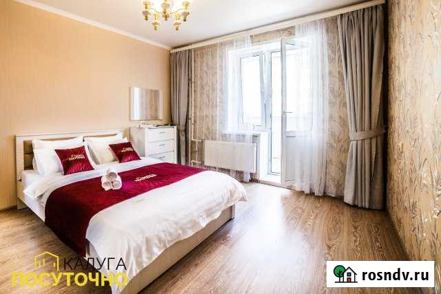 2-комнатная квартира, 72 м², 3/16 эт. в аренду посуточно в Калуге Калуга - изображение 1