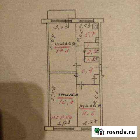 3-комнатная квартира, 62 м², 2/5 эт. на продажу в Олонце Олонец