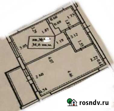 1-комнатная квартира, 35 м², 3/7 эт. на продажу в Мысхако Мысхако - изображение 1