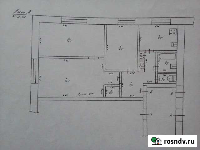 3-комнатная квартира, 50 м², 1/2 эт. на продажу в Рамони Рамонь - изображение 1