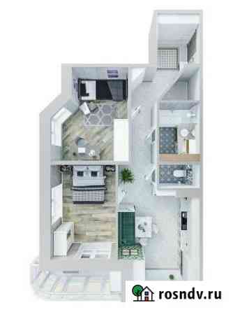 2-комнатная квартира, 67 м², 9/21 эт. на продажу в Маркове Маркова
