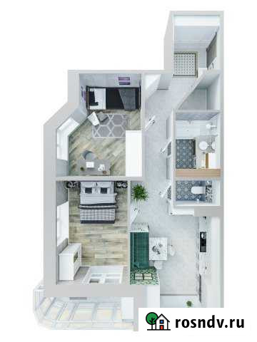 2-комнатная квартира, 67 м², 9/21 эт. на продажу в Маркове Маркова - изображение 1