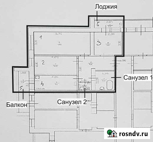 3-комнатная квартира, 65 м², 4/5 эт. на продажу в Приморско-Ахтарске Приморско-Ахтарск - изображение 1