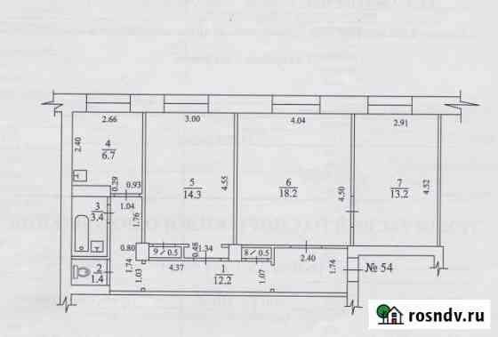 3-комнатная квартира, 70 м², 2/4 эт. на продажу в Северске Северск
