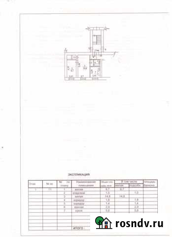 2-комнатная квартира, 37 м², 1/2 эт. на продажу в Волчанске Волчанск - изображение 1