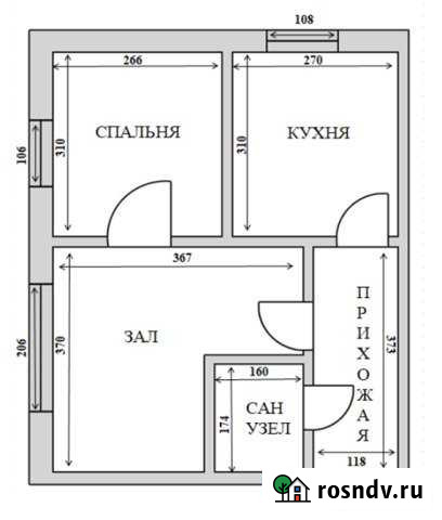 2-комнатная квартира, 40 м², 2/2 эт. на продажу в Камешково Камешково - изображение 1
