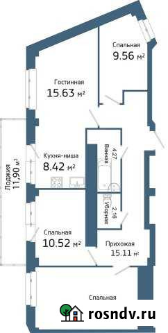 4-комнатная квартира, 87 м², 13/25 эт. на продажу в Набережных Челнах Набережные Челны - изображение 1