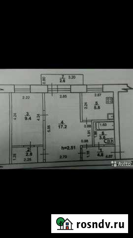 2-комнатная квартира, 42 м², 2/4 эт. на продажу в Карталах Карталы - изображение 1