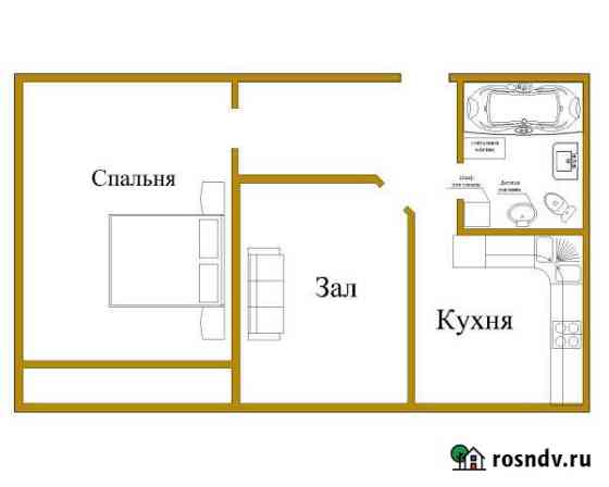 2-комнатная квартира, 48 м², 1/9 эт. на продажу в Удомле Удомля