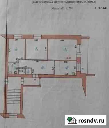 3-комнатная квартира, 60 м², 3/3 эт. на продажу в Ишиме Ишим