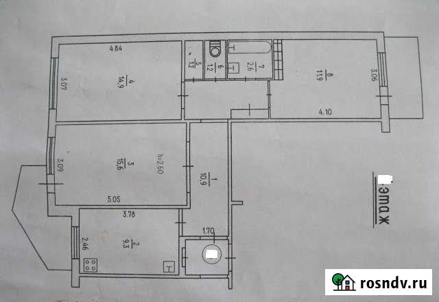 3-комнатная квартира, 72 м², 9/9 эт. на продажу в Керче Керчь - изображение 1