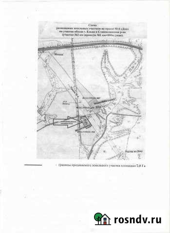 Участок СНТ, ДНП 200 сот. на продажу в Становом Становое - изображение 1