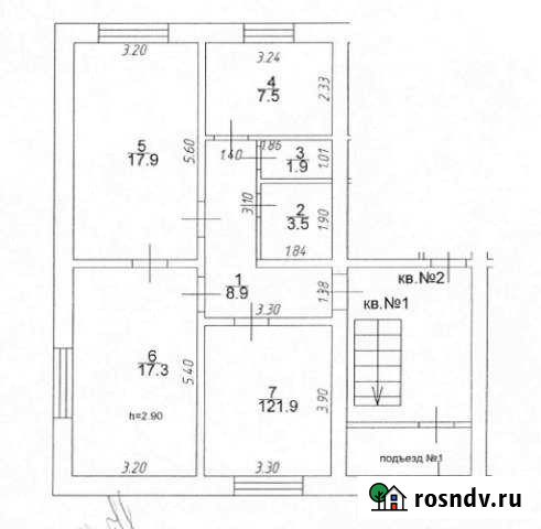 3-комнатная квартира, 69 м², 1/2 эт. на продажу в Слюдянке Слюдянка - изображение 1