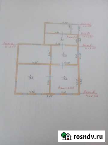 Дом 58.7 м² на участке 10 сот. на продажу в Башмаково Башмаково - изображение 1
