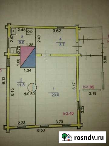 Дом 49 м² на участке 12 сот. на продажу в Любиме Любим - изображение 1