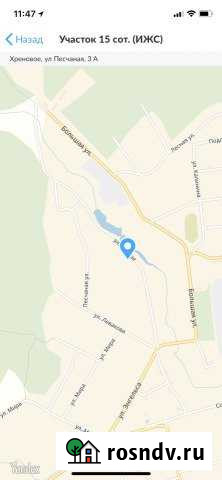 Участок ИЖС 15 сот. на продажу в Хреновом Хреновое - изображение 1