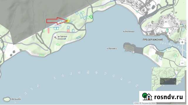 Участок СНТ, ДНП 100 сот. в аренду в Преображении Преображение - изображение 1