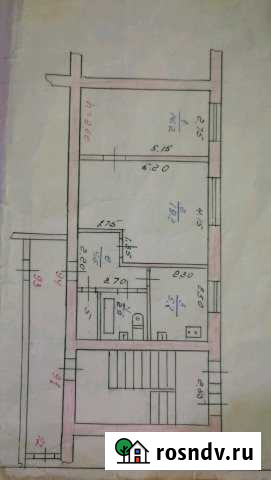 2-комнатная квартира, 48 м², 1/5 эт. на продажу в Урюпинске Урюпинск - изображение 1