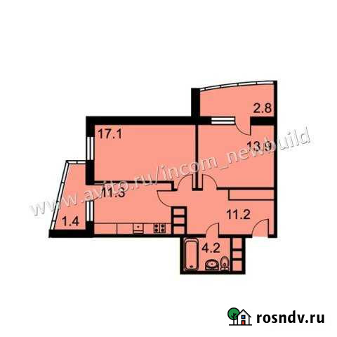 2-комнатная квартира, 65 м², 8/12 эт. на продажу в Ивантеевке Московской области Ивантеевка - изображение 1