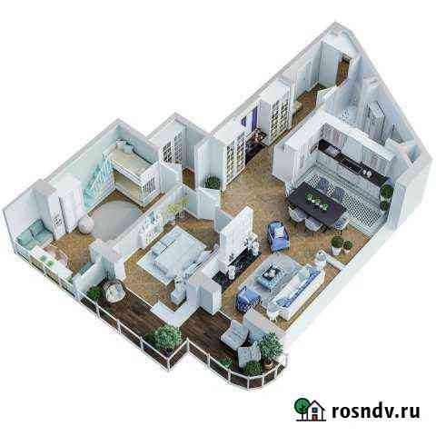 3-комнатная квартира, 98 м², 3/21 эт. на продажу в Маркове Маркова