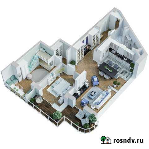 3-комнатная квартира, 98 м², 3/21 эт. на продажу в Маркове Маркова - изображение 1