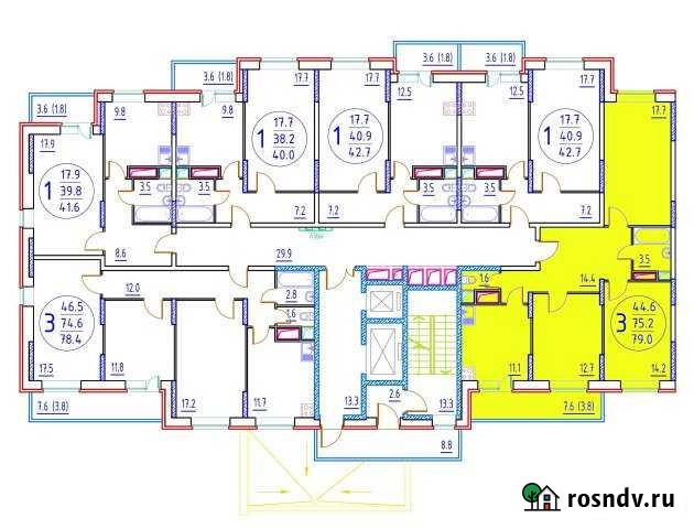 3-комнатная квартира, 79 м², 16/17 эт. на продажу в Дмитрове Дмитров - изображение 1