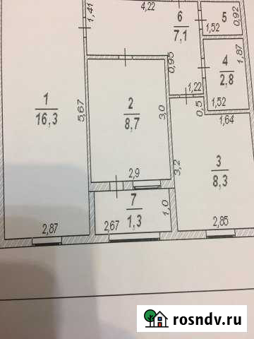 2-комнатная квартира, 45 м², 2/3 эт. на продажу в Лабытнанги Лабытнанги - изображение 1