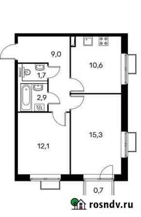 2-комнатная квартира, 52 м², 5/25 эт. на продажу в Московском Московской области Московский