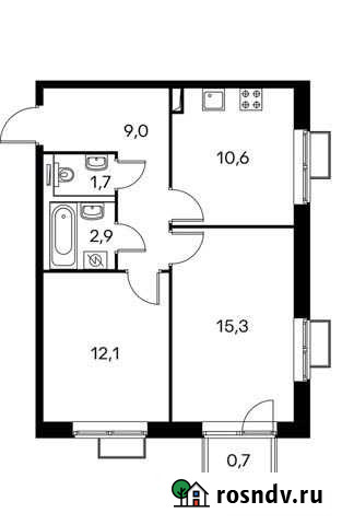 2-комнатная квартира, 52 м², 5/25 эт. на продажу в Московском Московской области Московский - изображение 1