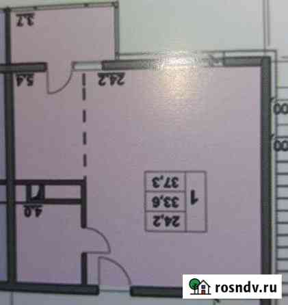 Своб. планировка, 37 кв.м., 4/8 эт. Анапа