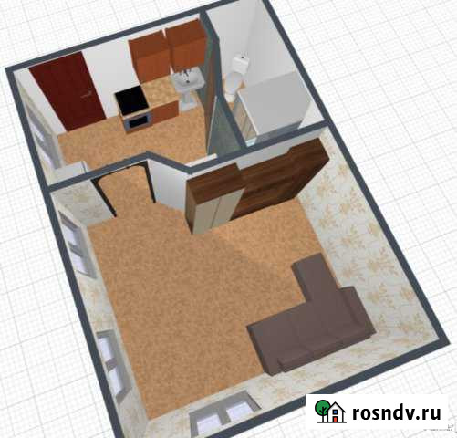 1-комнатная квартира, 26 м², 1/2 эт. на продажу в Ливнах Ливны - изображение 1