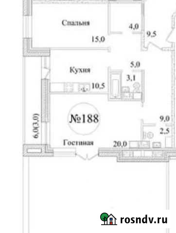 2-комнатная квартира, 70 м², 9/9 эт. на продажу в Звенигороде Звенигород - изображение 1