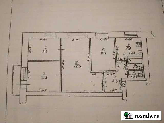 4-комнатная квартира, 62 м², 4/5 эт. на продажу в Кунгуре Кунгур - изображение 1