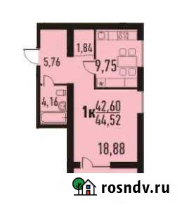 1-комнатная квартира, 46 м², 3/9 эт. на продажу в Томске Томск - изображение 1