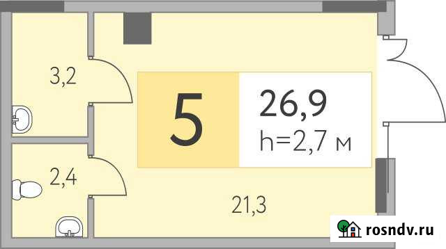 Торговое помещение в Металлурге, 26.9 кв.м. Ижевск - изображение 1