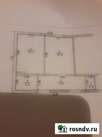 2-комнатная квартира, 40 м², 2/2 эт. на продажу в Ленинске Ленинск - изображение 1