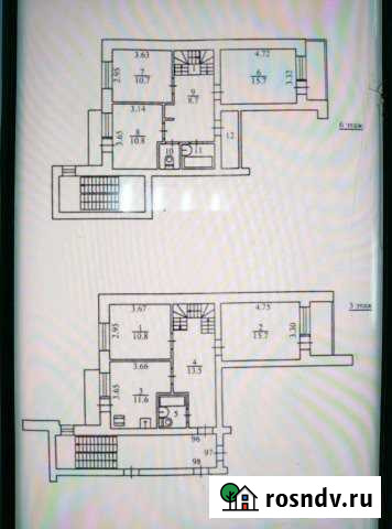 5-комнатная квартира, 112 м², 5/6 эт. на продажу в Калуге Калуга - изображение 1