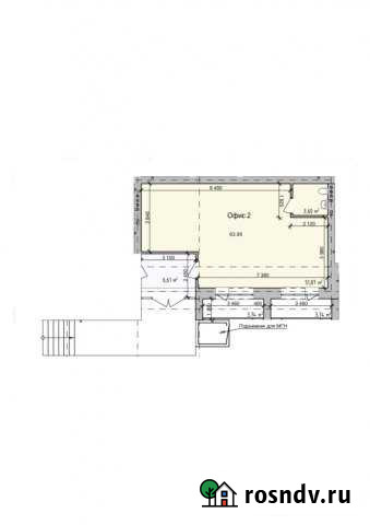 Офисное помещение, 64 кв.м. Пригородный - изображение 1