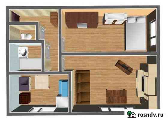 2-комнатная квартира, 43 м², 2/2 эт. на продажу в Буинске Буинск