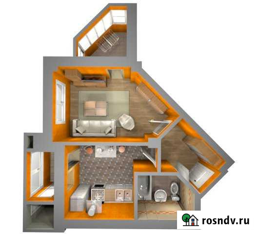 1-комнатная квартира, 30 м², 5/5 эт. на продажу в Батайске Батайск - изображение 1