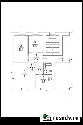 3-комнатная квартира, 56 м², 2/2 эт. на продажу в Кушве Кушва - изображение 1