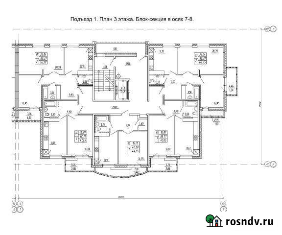 1-комнатная квартира, 44 м², 5/9 эт. на продажу в Ханты-Мансийске Ханты-Мансийск - изображение 1